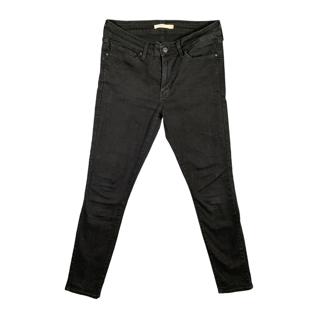 Levi's‎ Pants Womens Size 30 Skinny Stretch Black Denim Jeans Casual 711